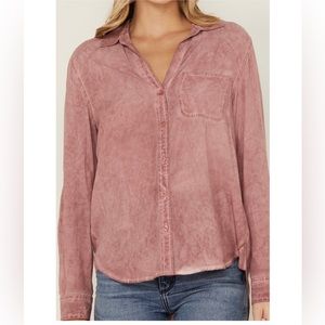 Velvet Heart Button Down Top